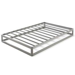Hivvago - Twin size Modern Heavy Duty Low Profile Metal Platform Bed Frame - Gray