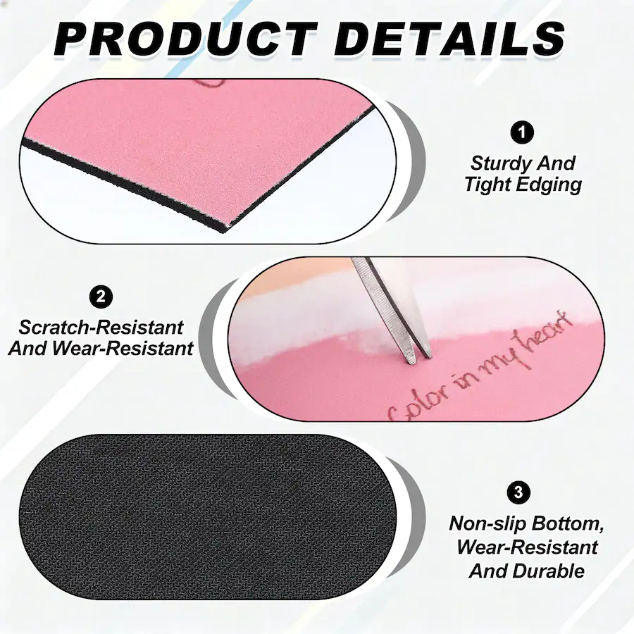 Pc Mouse Scratch Unique Bargains Square Mouse Pad 13.8 x 10.4