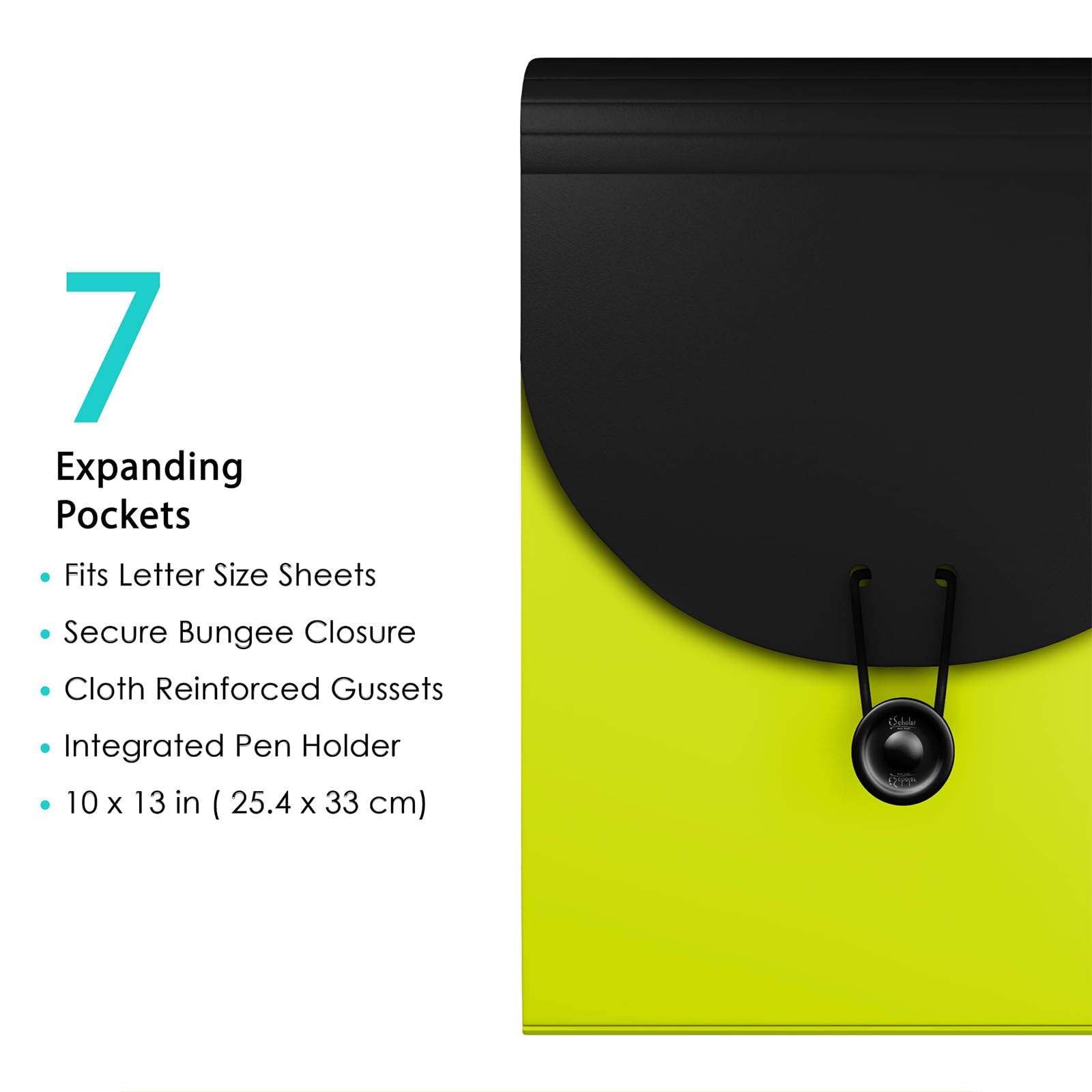 Pacoar Cade Expanding Backpack Folder Color May Vary (30710) 7 Pocket ...