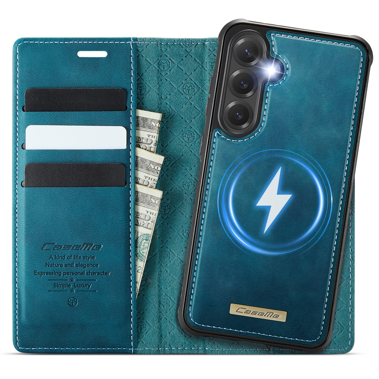 Dteck - for Samsung Galaxy S25 Plus Detachable Wallet Case, 2 in 1 PU Leather Flip Folio Case with RFID Blocking Phone Cover - Green price history on PriceWatchPro