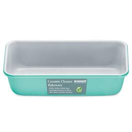 Bakken- Swiss - Premium Loaf Pan 1 lb – Aluminum, Ceramic Non-stick Coating, PTFE & PFOA Free, Even Heat, Non-toxic - Teal