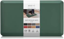 Zulay Kitchen - Zulay Home Large 20 x 39 Inch Anti Fatigue Floor Mat - 3/4 Inch Thick Cushioned Kitchen Mats for Standing - Green