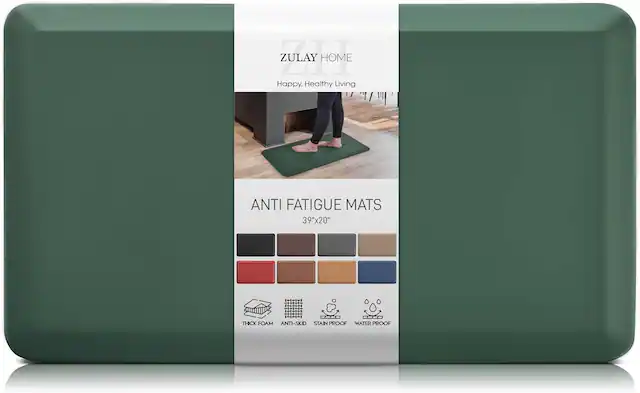 ZULAY HOME
Happy, Healthy Living
ANTI FATIGUE MATS
39"x20"
- THICK FOAM
- ANTI-SKID
- STAIN PROOF
- WATER PROOF