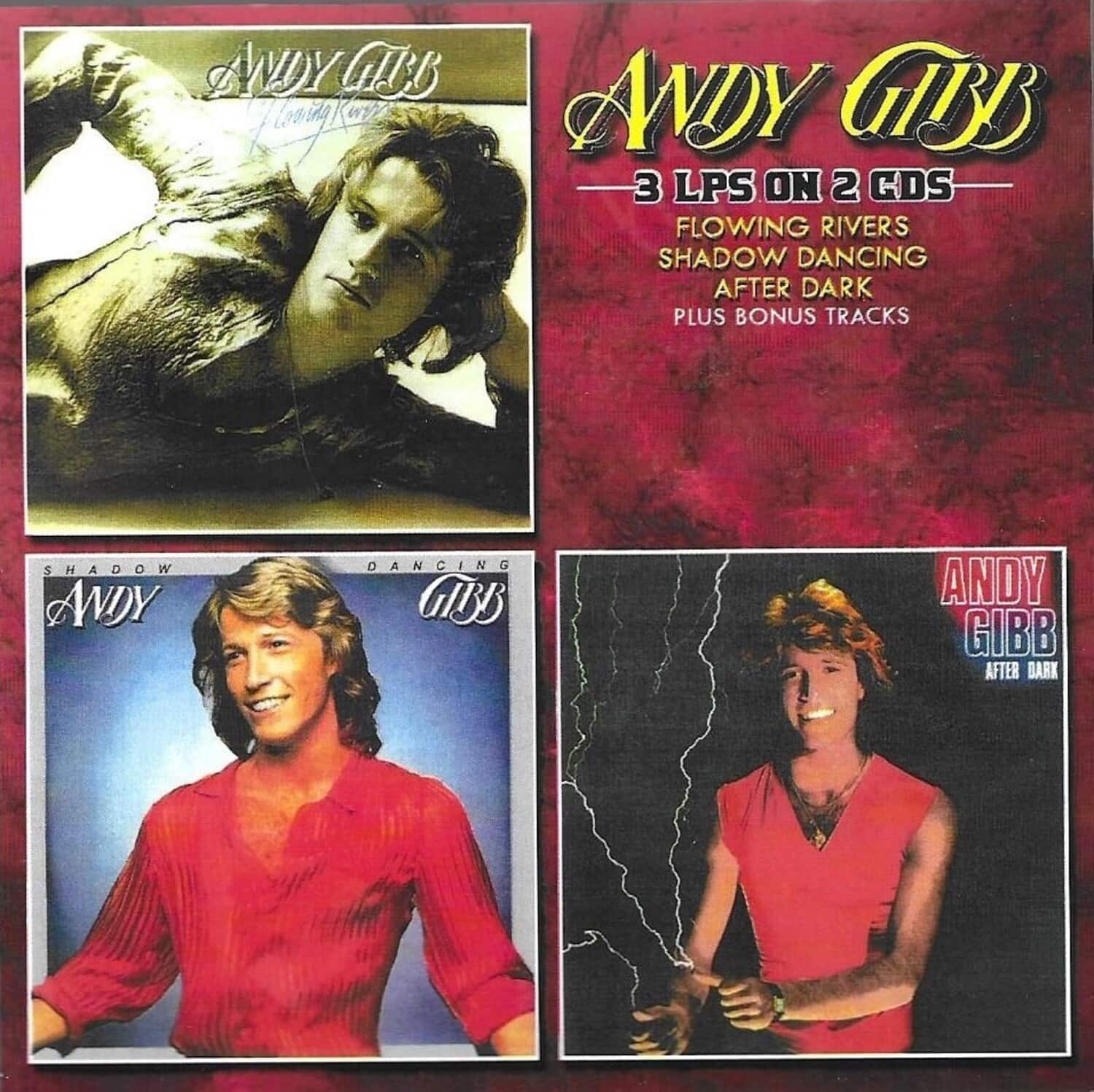 Andy Gibb - Flowing Rivers / Shadow Dancing  - COMPACT DISCS