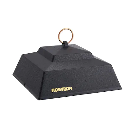 Front. Flowtron - Replacement Top Cover for BK-40D Bug Zapper Durable Outdoor Protective Lid Weatherproof - Black.