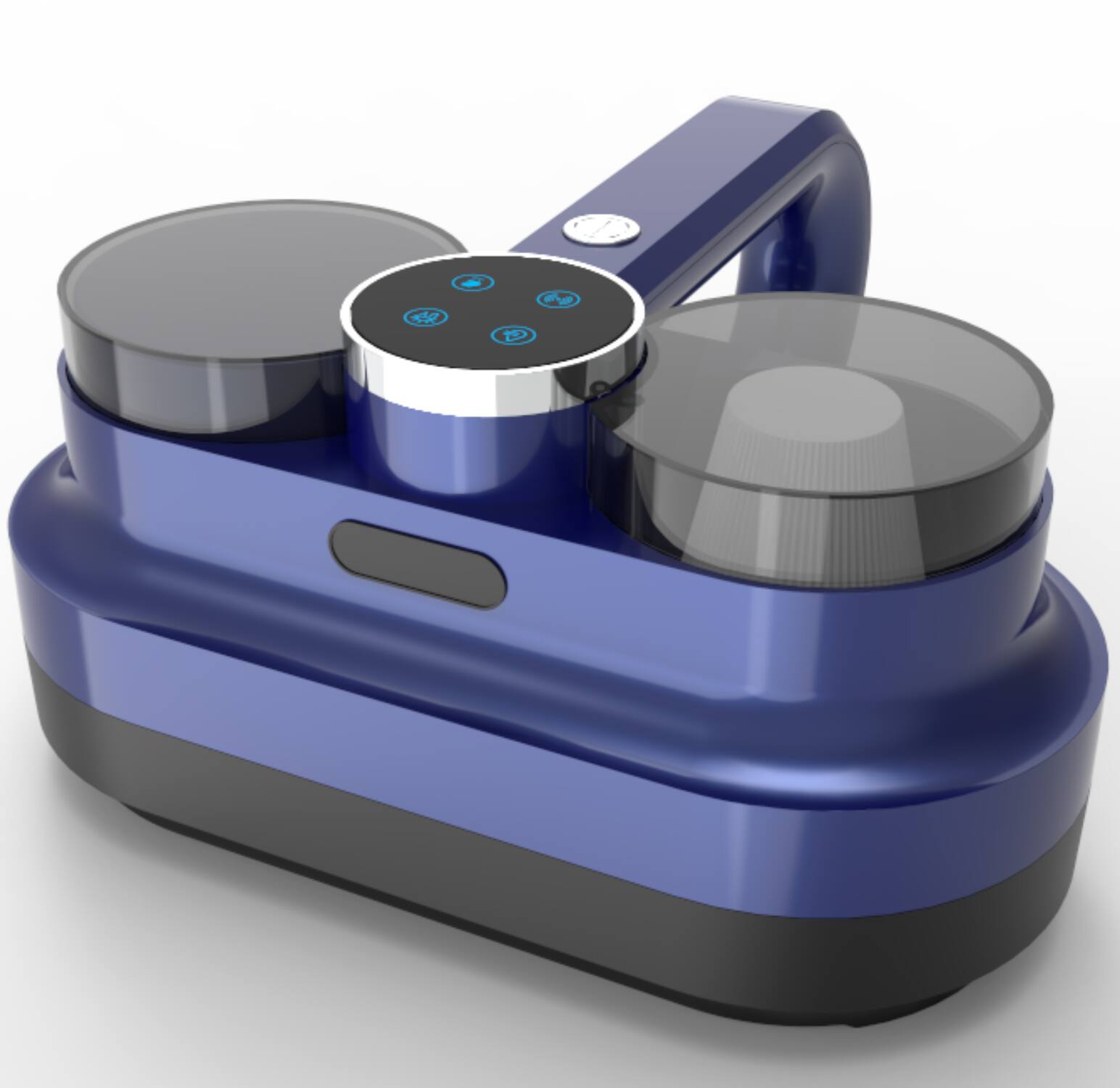 Front. MOOSOO - Mattress Vacuum Cleaner, 16Kpa Suction Corded Bed Vacuum With UV-C Light, Ultrasonic & High Heating, 500W Powerful Doubl - Blue.