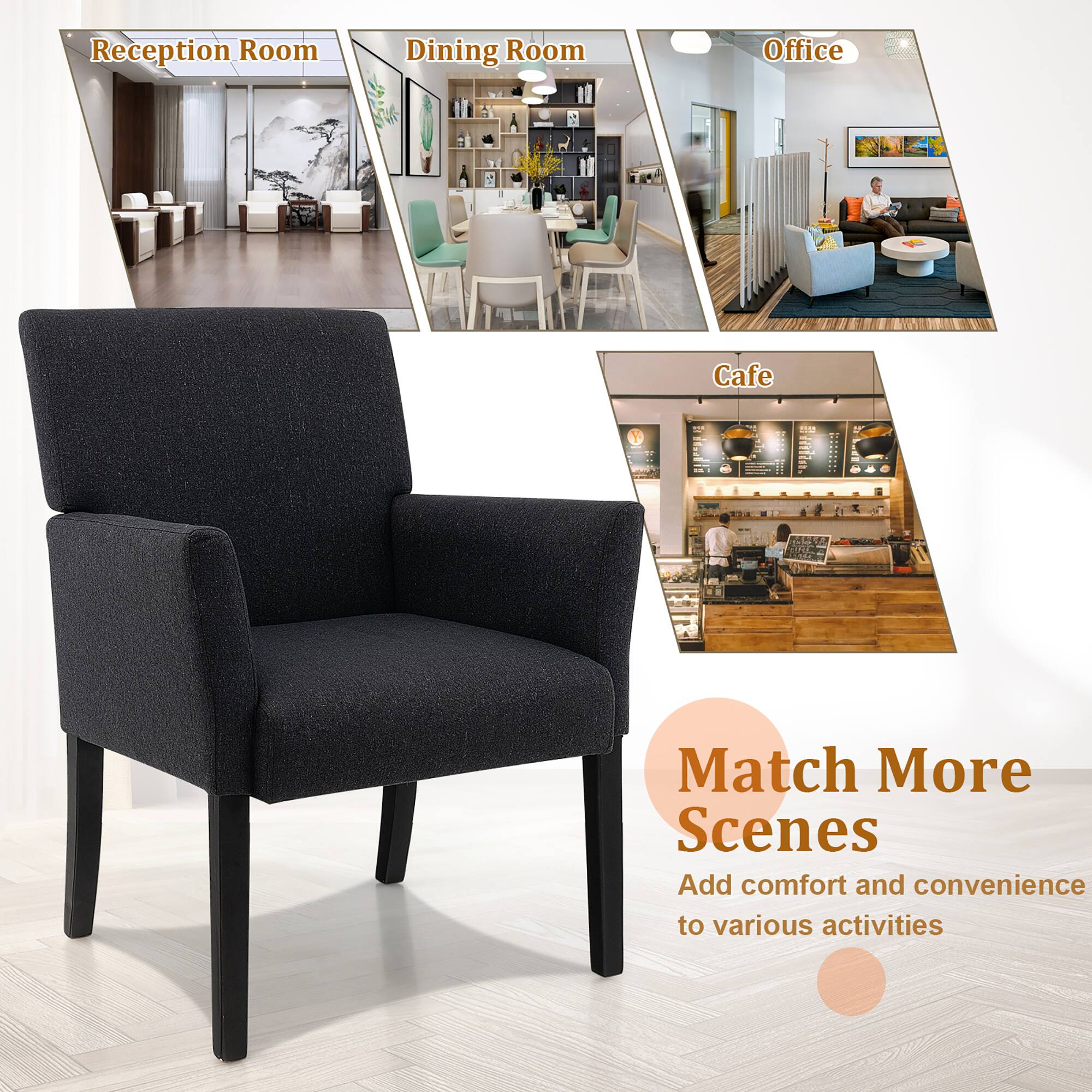 Match More Scenes
Add comfort and convenience to various activities

Reception Room
Dining Room
Office
Cafe