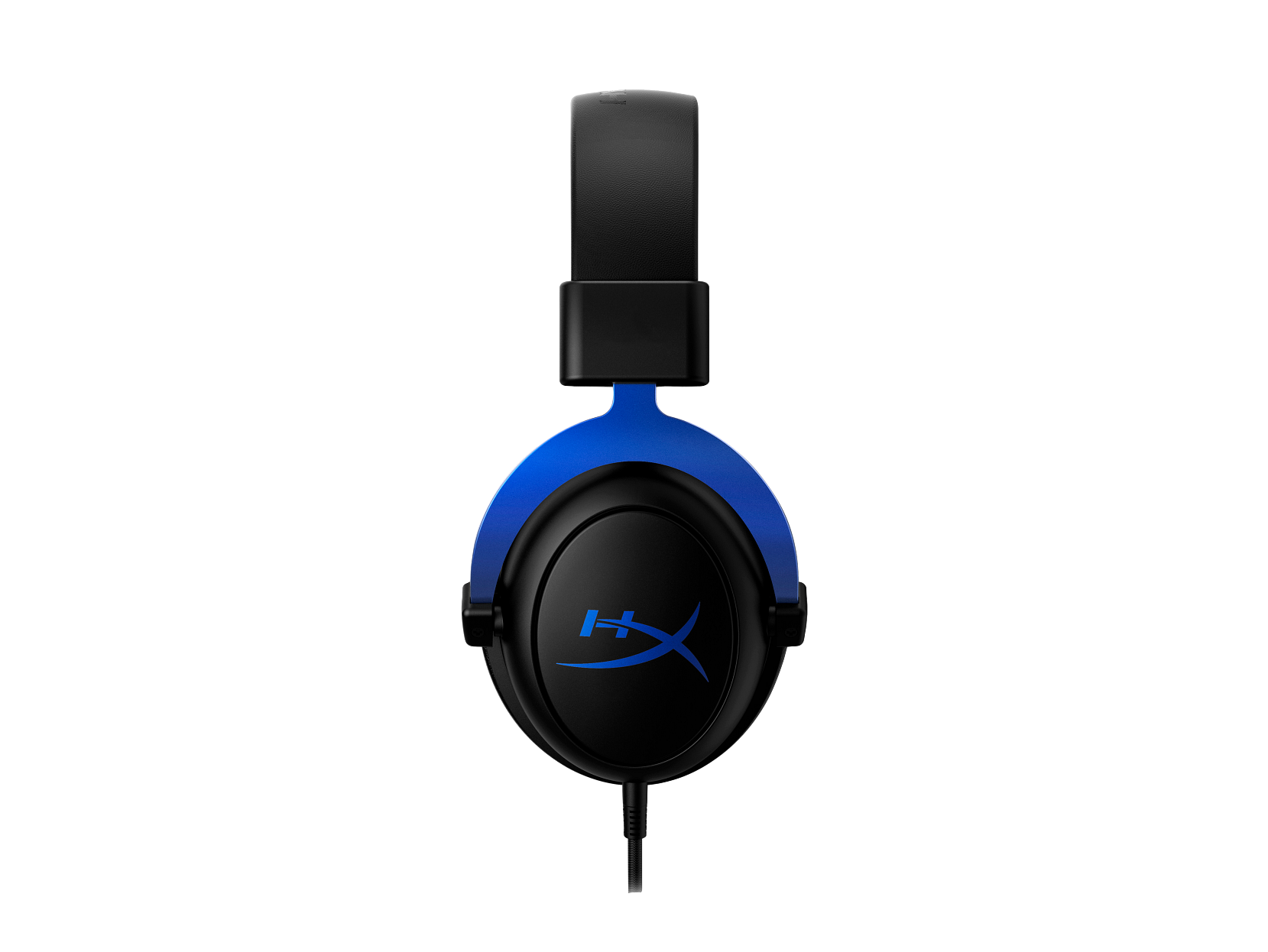 Back. HP - hyperx cloud gaming headset (black-blue) - Black.