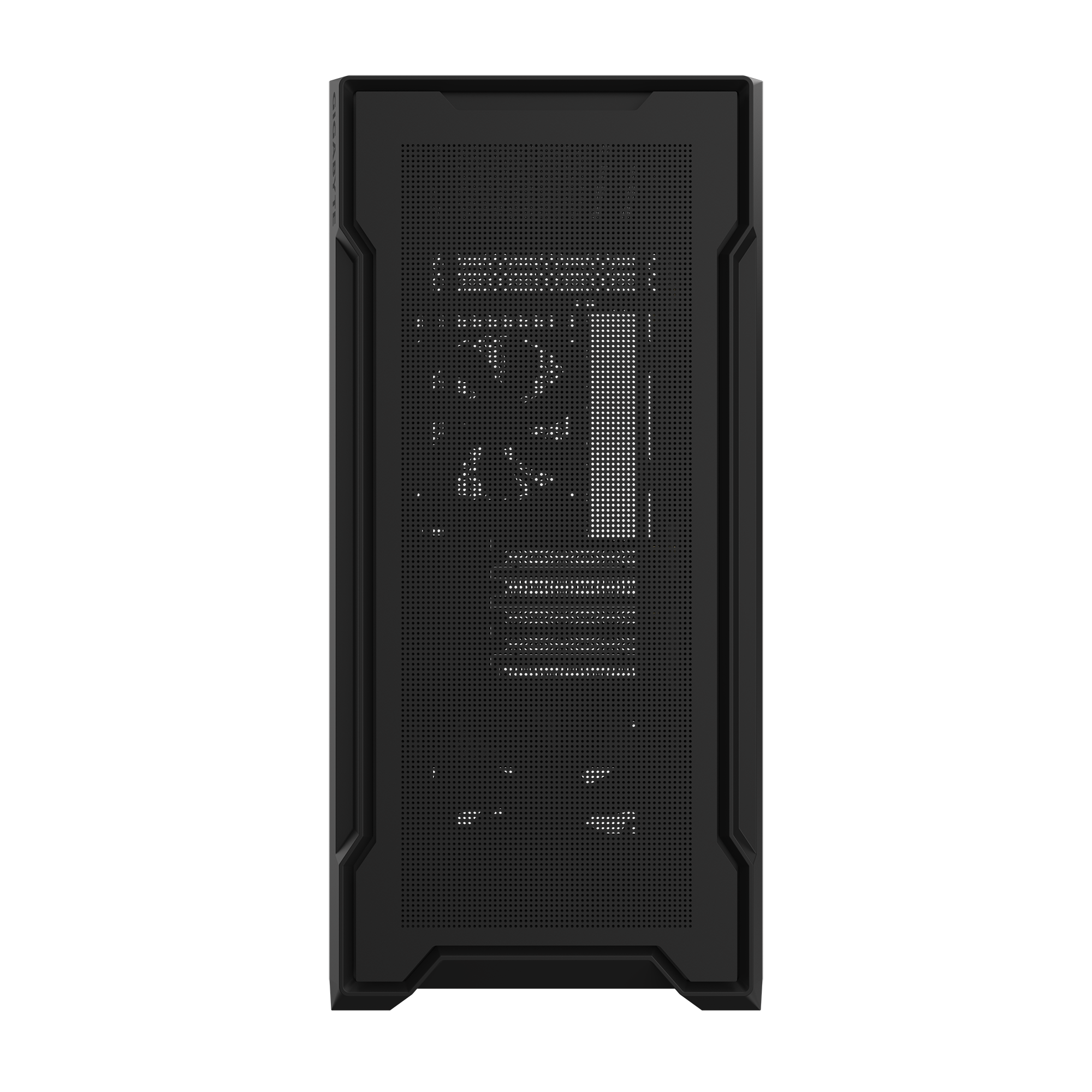 Left. GIGABYTE - C102 GLASS - mATX Mid Tower PC Gaming Case, Tempered Glass, PSU Shroud, 2x 120mm Fans (GB-C102G) - Black.