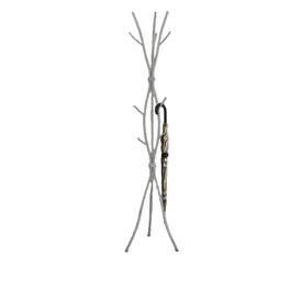 ALEXOUN - Metal Branch Design Coat Rack, Hall Tree, Free Standing with 11 Hooks, Ideal for Entryway and Bedroom, 74" Height - Silver