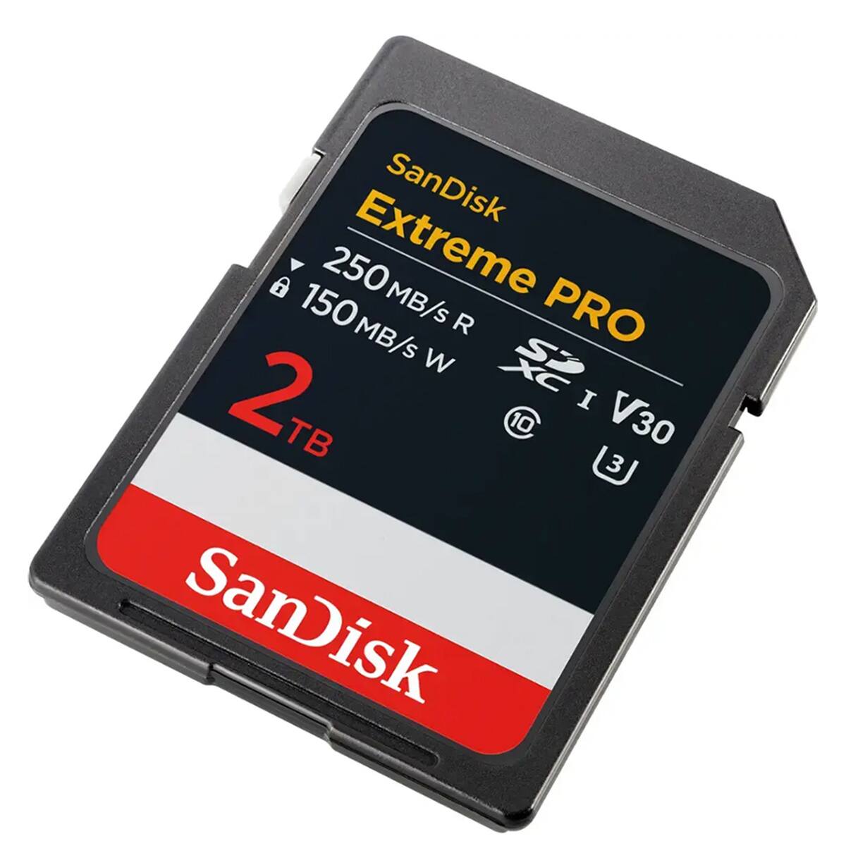 SanDisk Extreme PRO 2TB 250 MB/s R 150 MB/s W XC I V30
