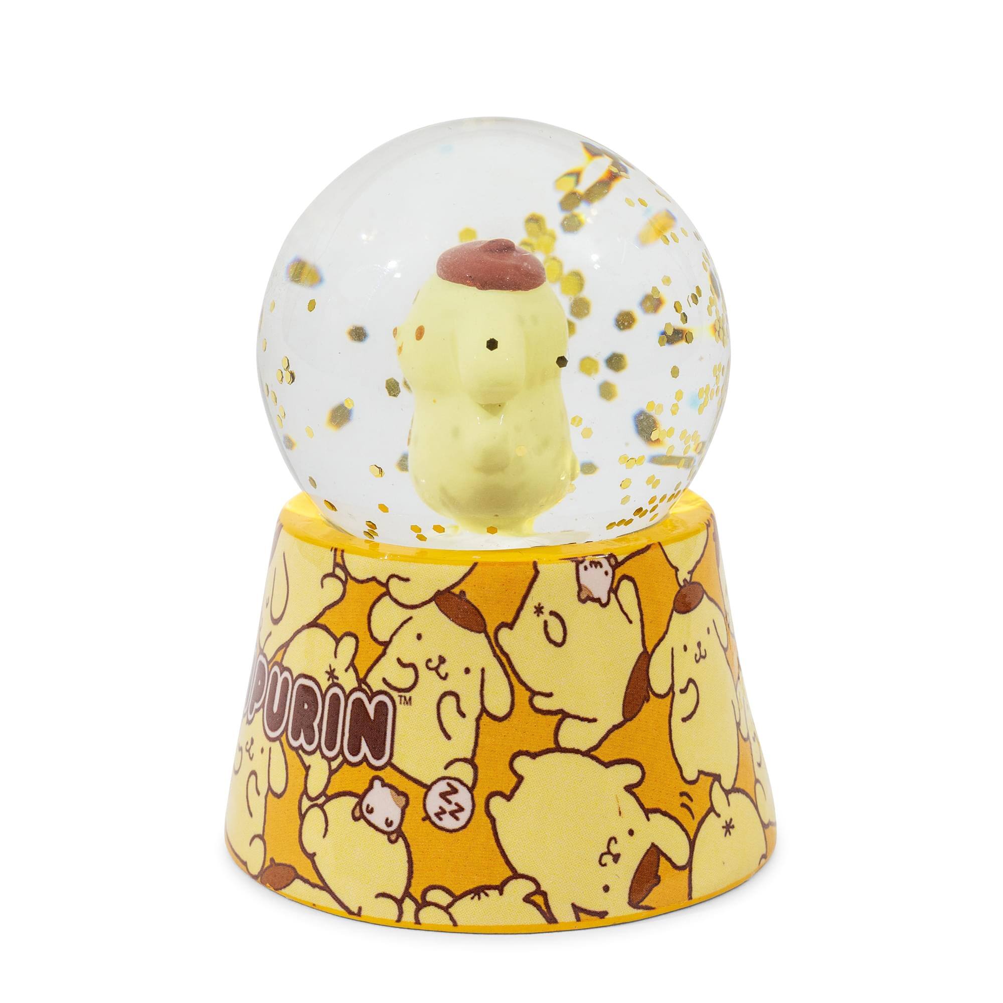 Alt View 10. Silver Buffalo - Sanrio Pompompurin Mini Light-Up Snow Globe | 3 Inches Tall - Brown.