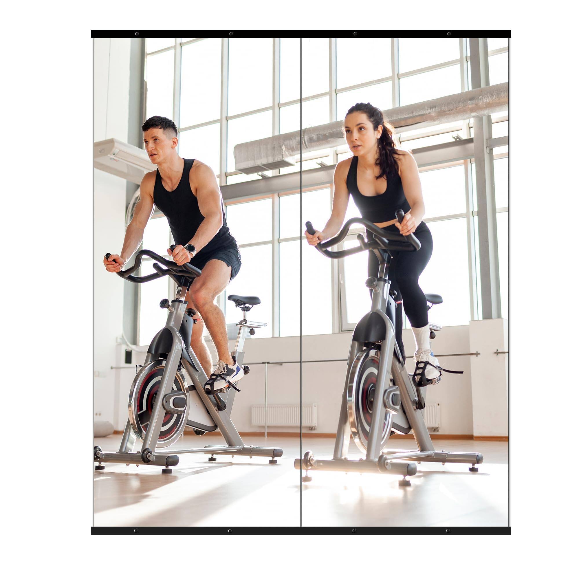 Matte Black Gym-60"L x 25"W x 2PCS