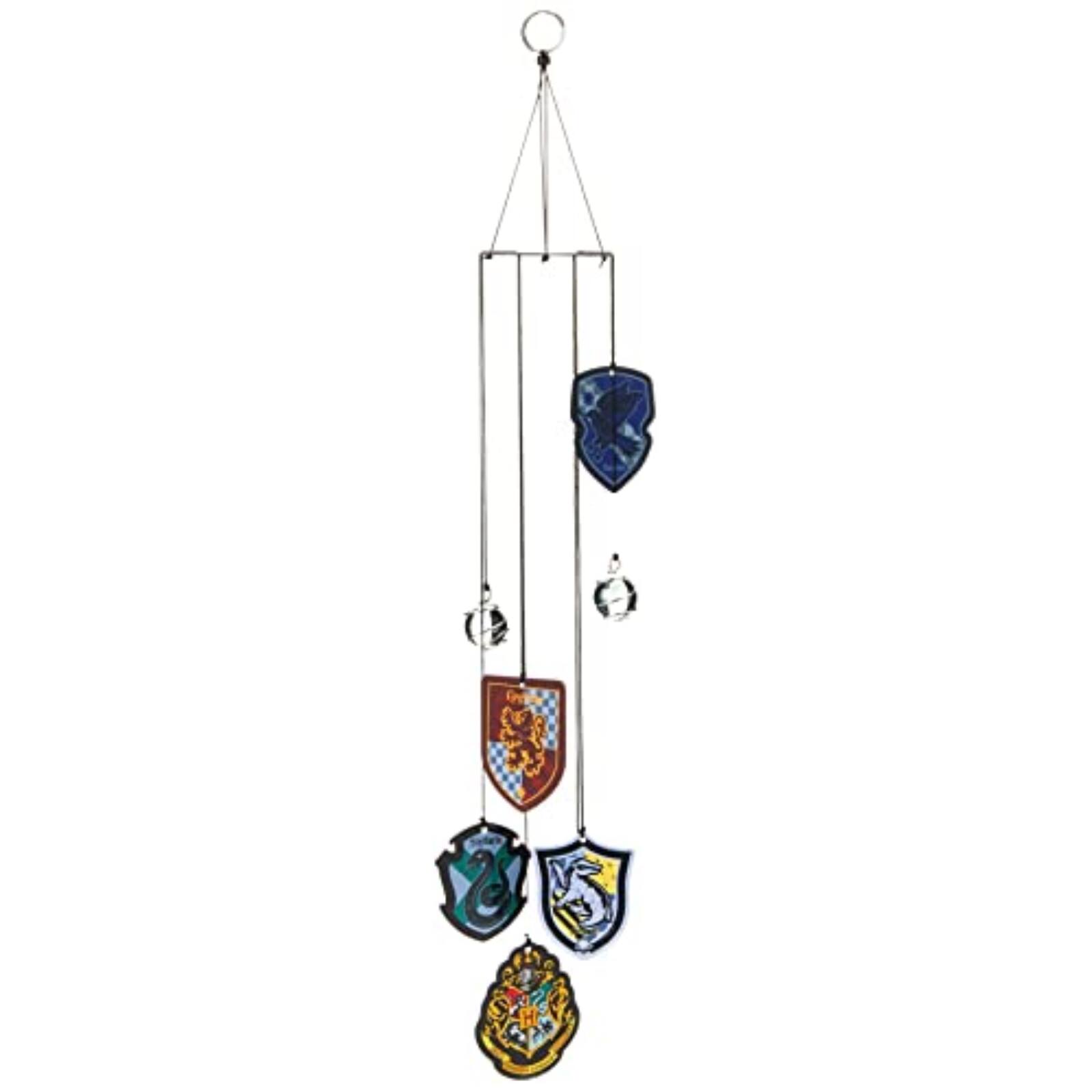 Angle. Spoontiques - Harry Potter Hogwarts House Crests Windchime Outdoor Garden Wind Chime 17 Inch.