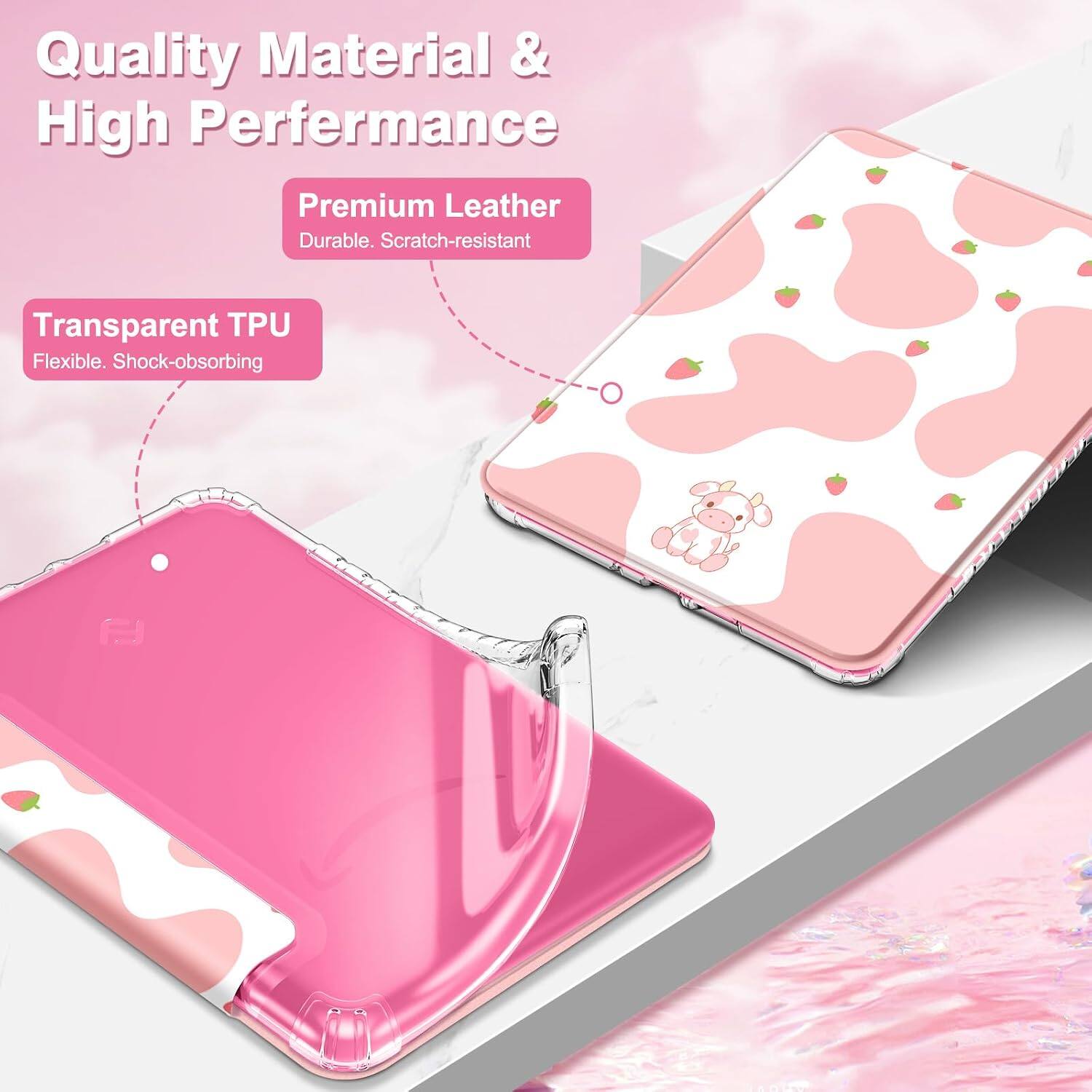 Quality Material & High Performance

Premium Leather
Durable. Scratch-resistant

Transparent TPU
Flexible. Shock-absorbing