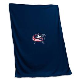 Logo Brands - Columbus Blue Jackets 54" x 84" Team Sweatshirt Blanket - Multicolor