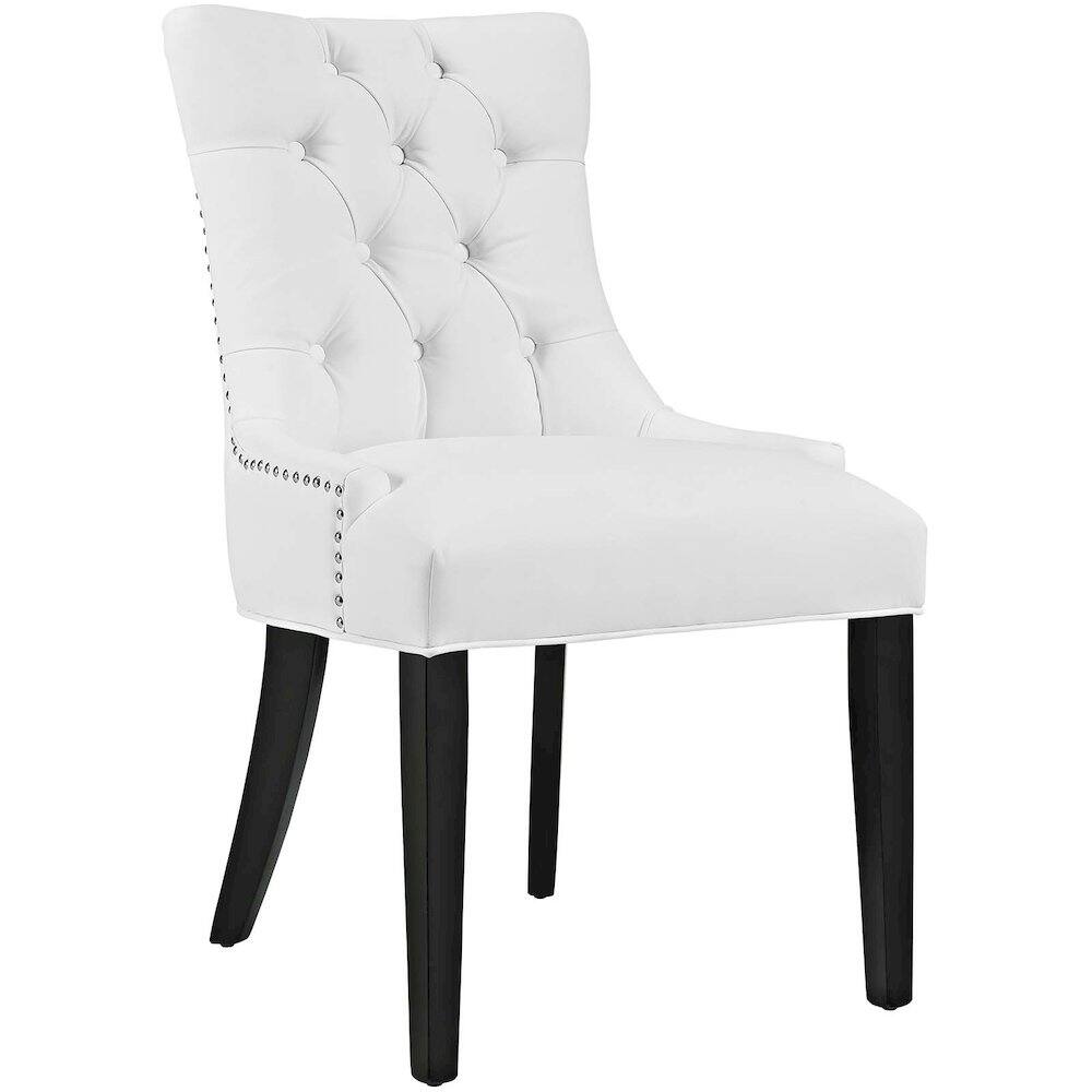 Alt View 1. Modway - Regent Vinyl Dining Side Chair Set of 2 - White.