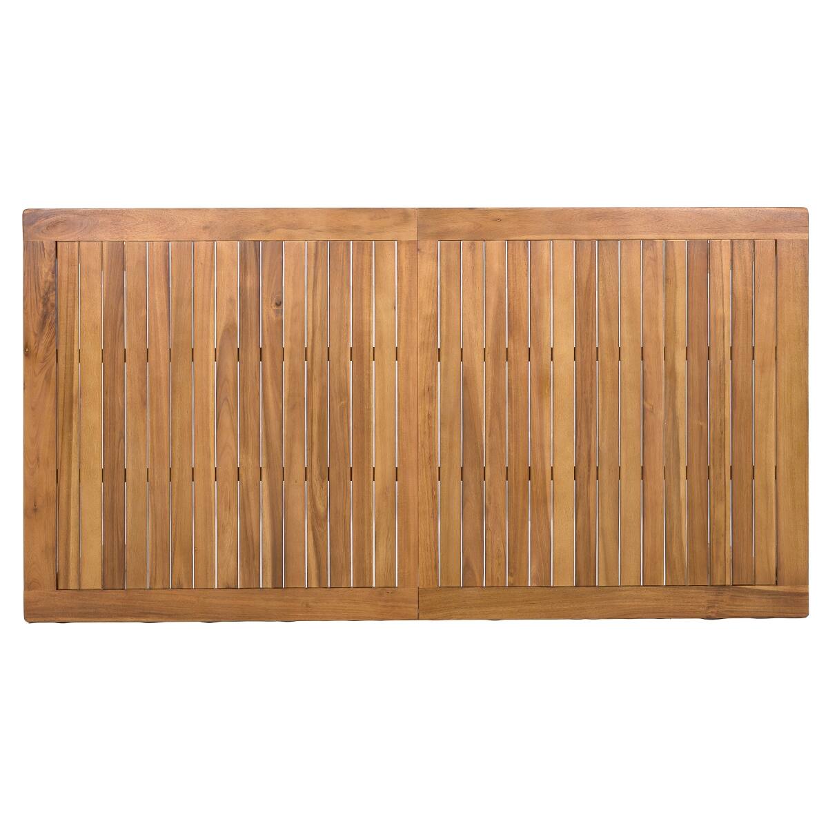 Alt View 3. Loheer - Loheer 67 Inch Acacia Wood Dining Table Rectangular Outdoor Table for Patio or Dining Room - Natural.