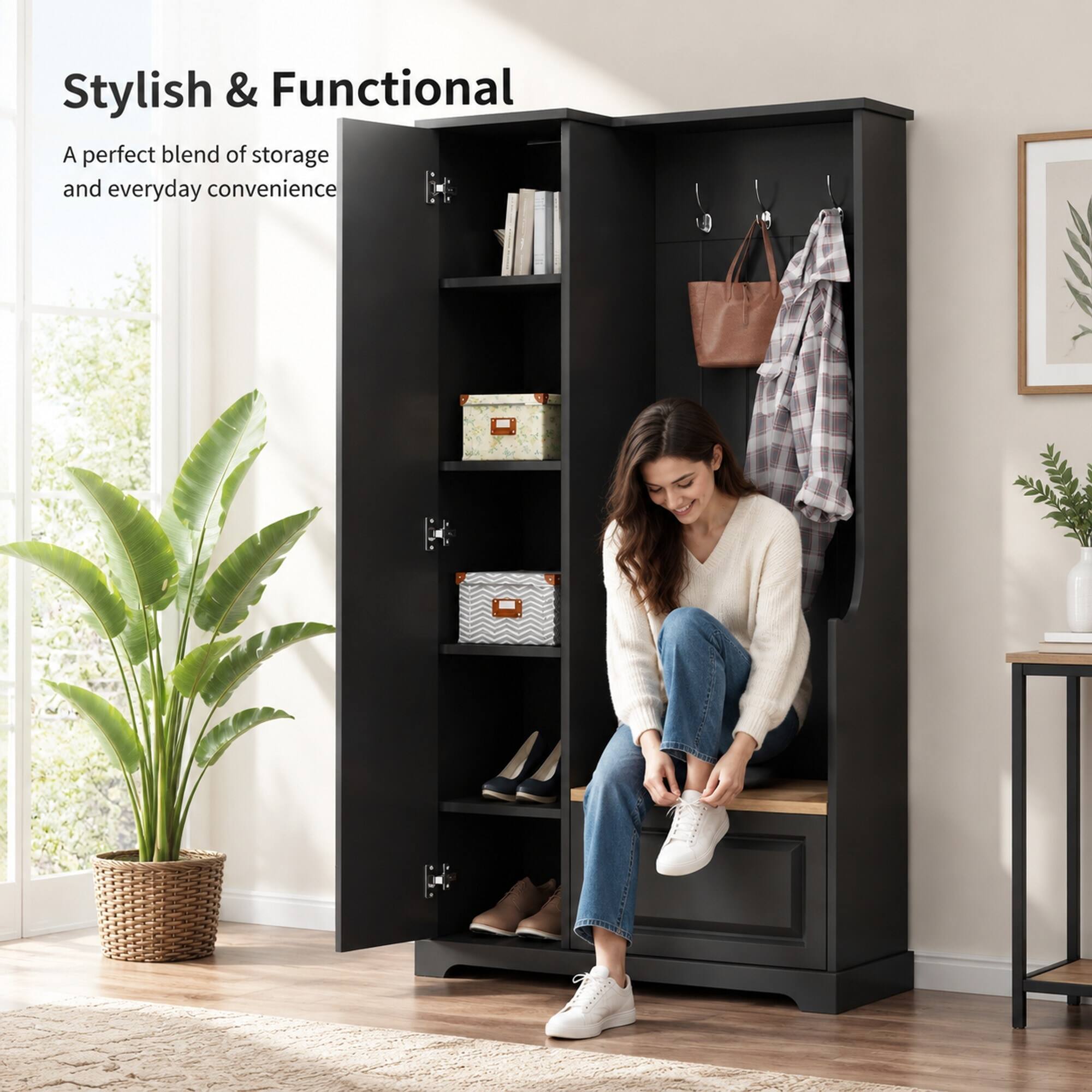Stylish & Functional  
A perfect blend of storage and everyday convenience