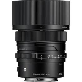 Sigma - 50mm f/2 DG Contemporary Lens for Sony E, Black