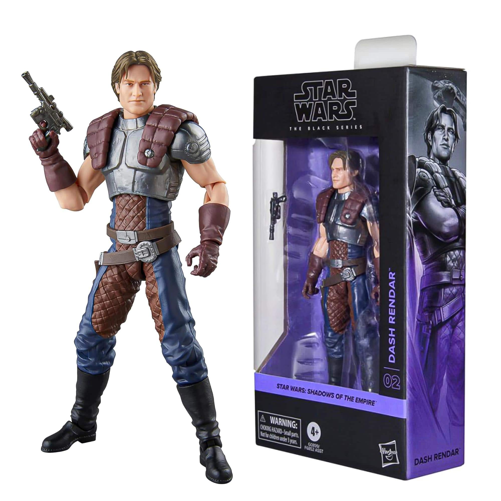 Hasbro - Star Wars Black Series Dash Rendar 6-Inch Action Figure - Brown