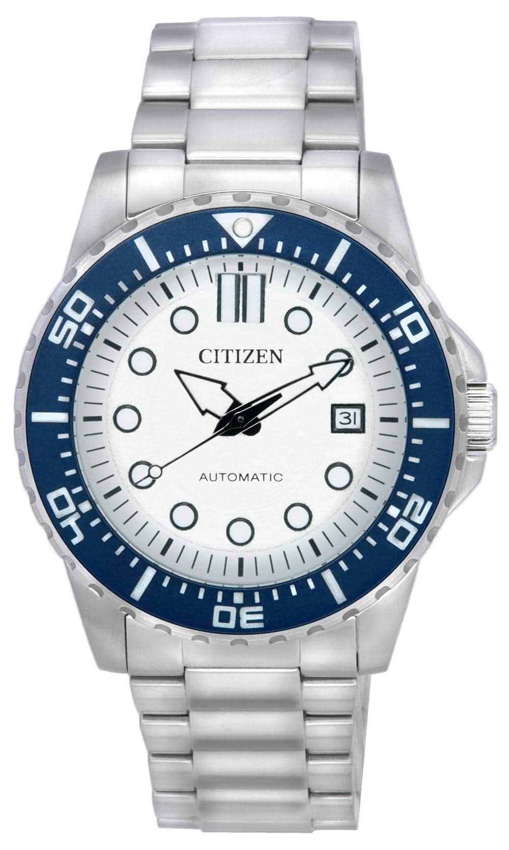 Citizen - Urban Dial Automatic NJ0171-81A 100M Men's Watch - White