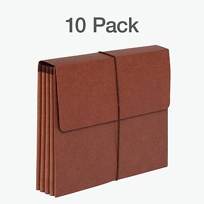 Alt View 3. Pendaflex -  30% Recycled Standard Expanding Wallet with Elastic Closure, Letter Size, Redrope  - Redrope.