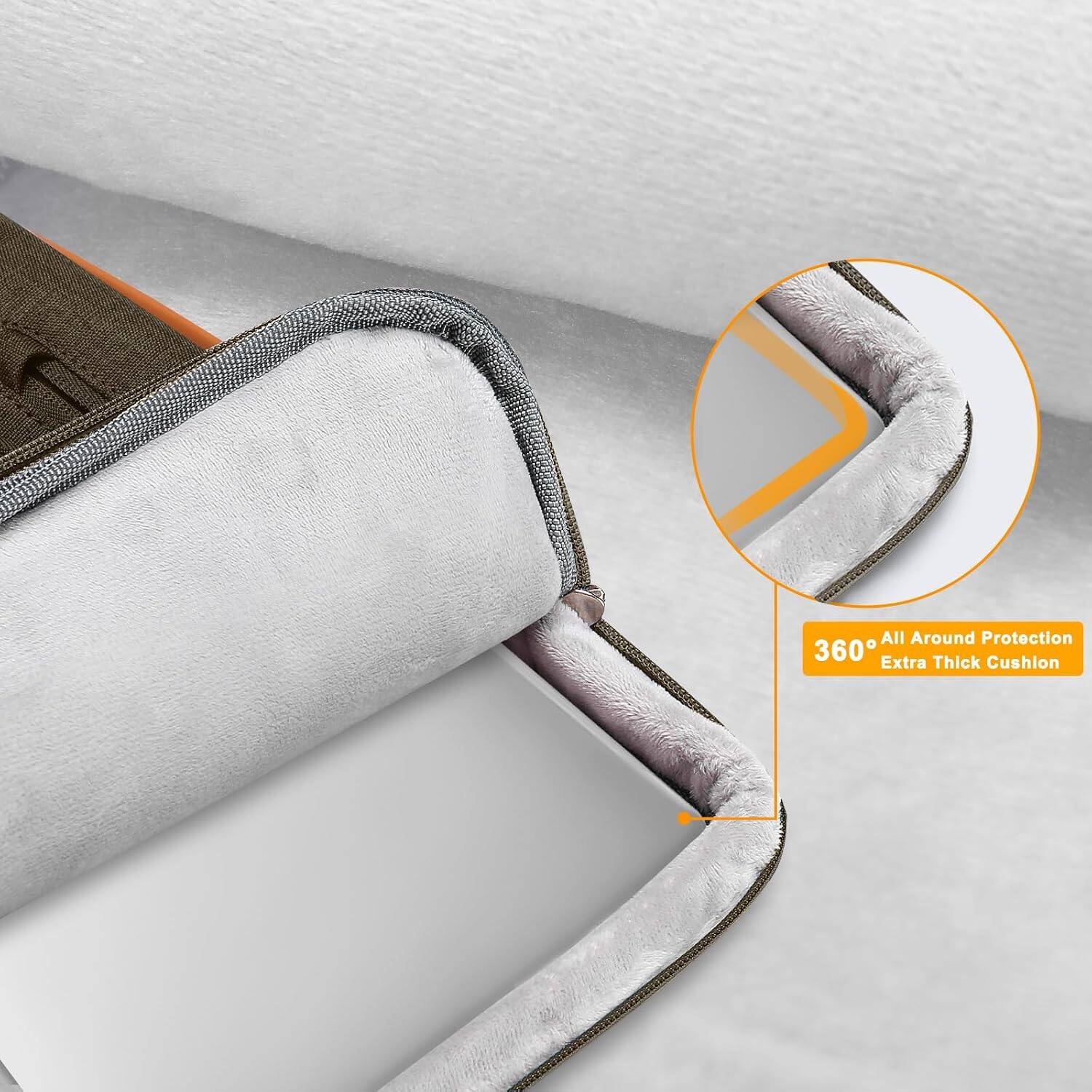 360° All Around Protection  
Extra Thick Cushion