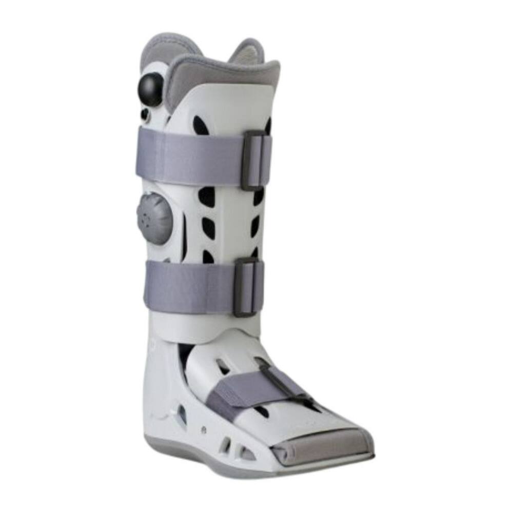 Front. Aircast - Aircast AirSelect Elite X Small Walking Boot with Semi Rigid Shell Protection - Gray.