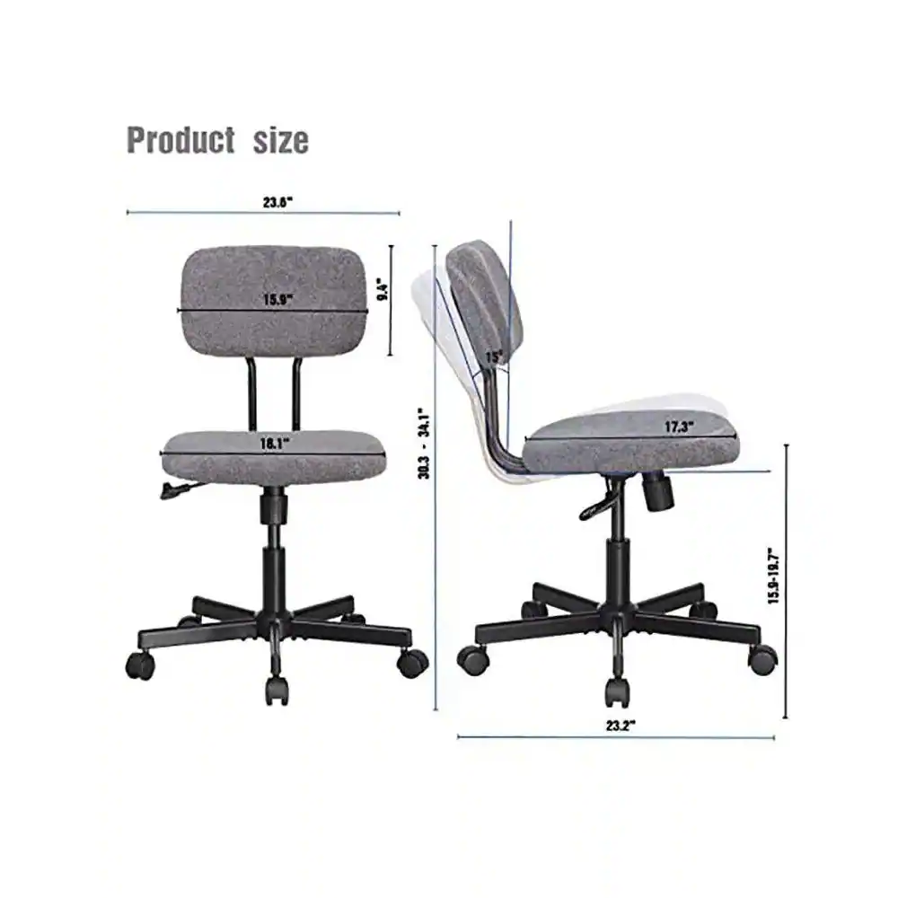 Product size: 23.8" x 15.9" x 9.4" x 18.1" x 34.1" x 30.3" x 17.3" x 15.9-19.7" x 23.2"