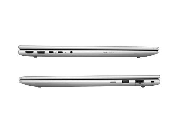 Angle. HP - HP ProBook Laptop Computer 16" WUXGA Touch Screen Intel Core Ultra 7 32 GB - Pike silver aluminum.