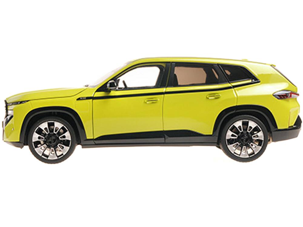 Back. Minichamps - 2023 BMW XM Yellow with Black Stripes 1/18 Diecast Model Car by Minichamps - Yellow with Black.