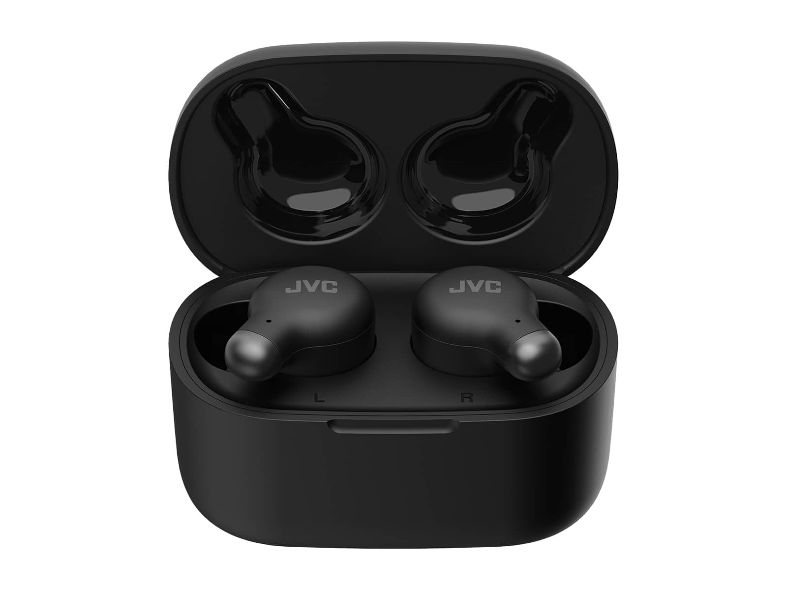 Alt View 12. JVC - Marshmallow Plus True Wireless Headphones with Noise Cancelling - Black.