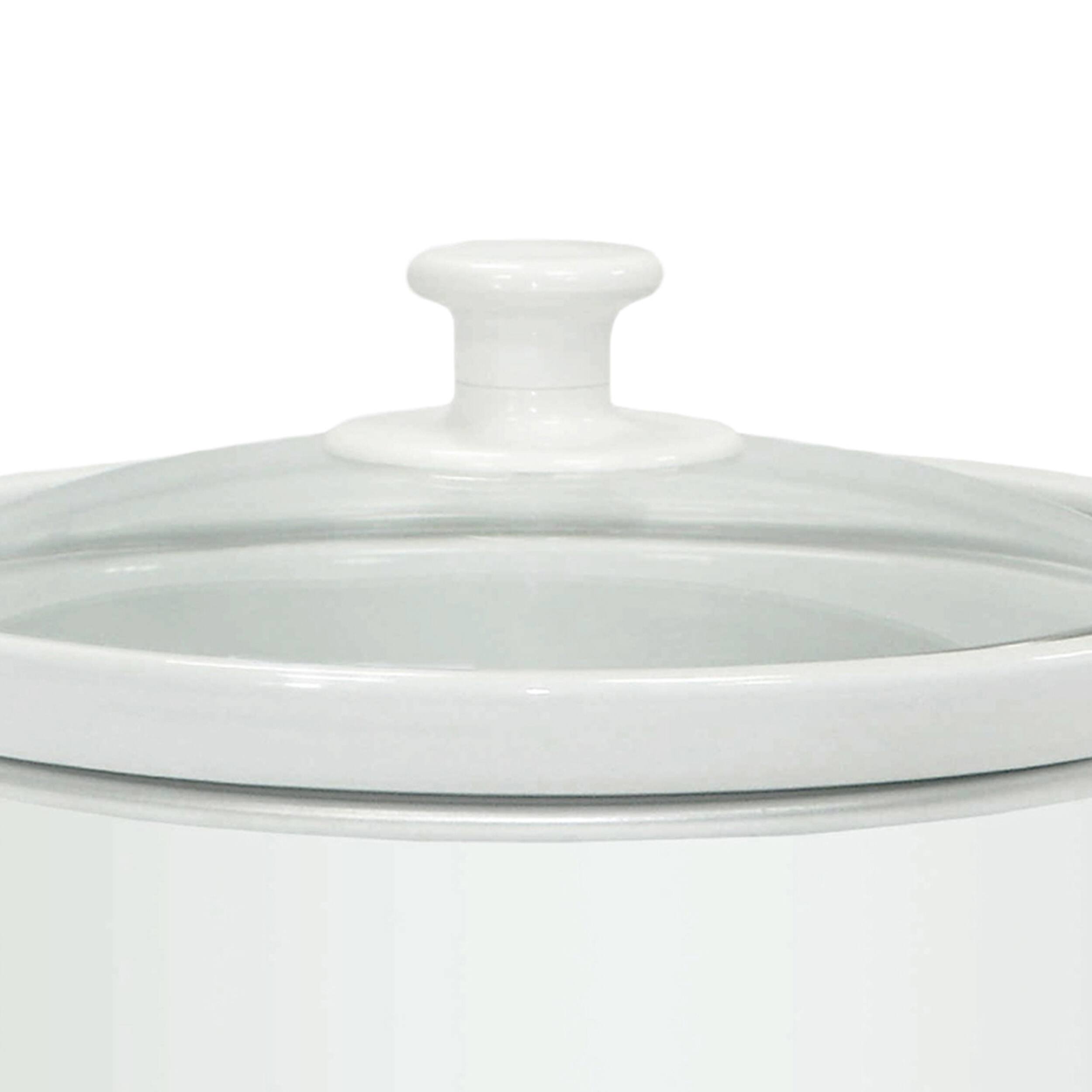 Back. Brentwood - Brentwood 3 Quart Slow Cooker in White - White.