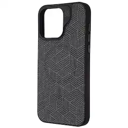 ZAGG - London Snap Series Case for Apple iPhone 15 Pro Max - Geo - Black