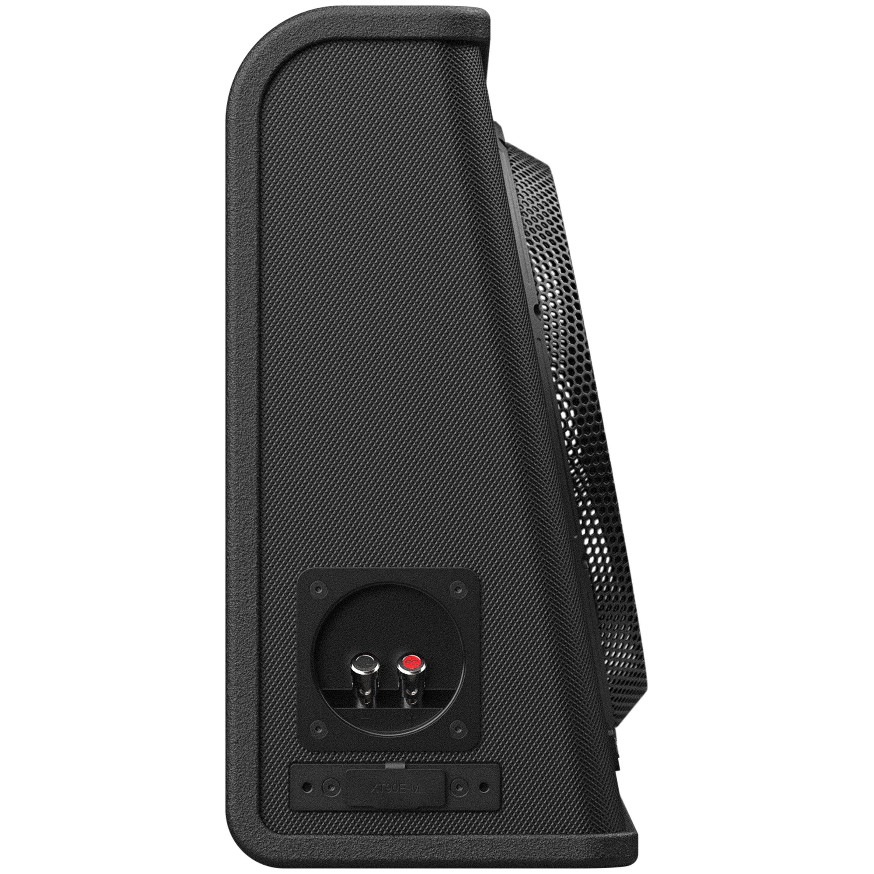 Alt View 13. AudioControl - Space Series 12” Single-Voice-Coil 2-Ohm Loaded Sealed Subwoofer Enclosure - Black.