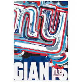 Evergreen Enterprises - New York Giants Justin Patten Double-Sided Suede House Flag - Multicolor