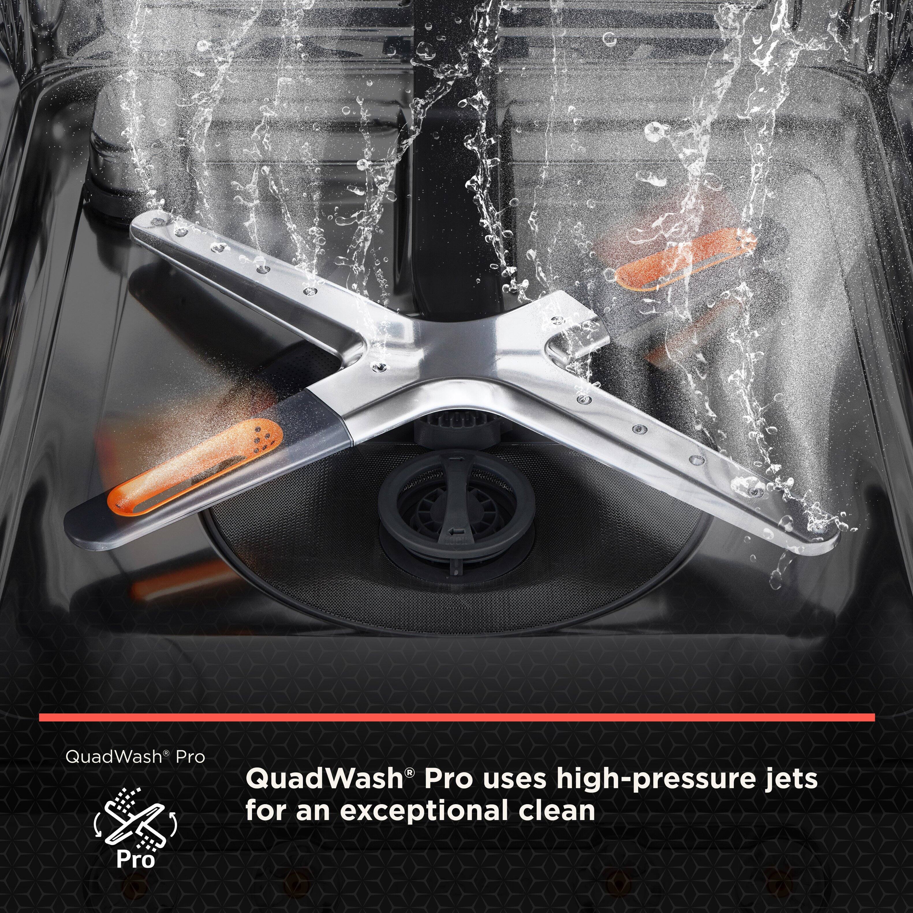 QuadWash Pro, QuadWash Pro uses high-pressure jets for an exceptional clean, Pro