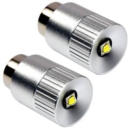 HQRP - 2-Pack 300 lm 3 W LED Upgrade Bulbs for MagLight 2D 3D 2C 3C Flashlights