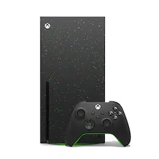 Front. Microsoft - Xbox Series X 2TB Console - Galaxy Black Special Edition.