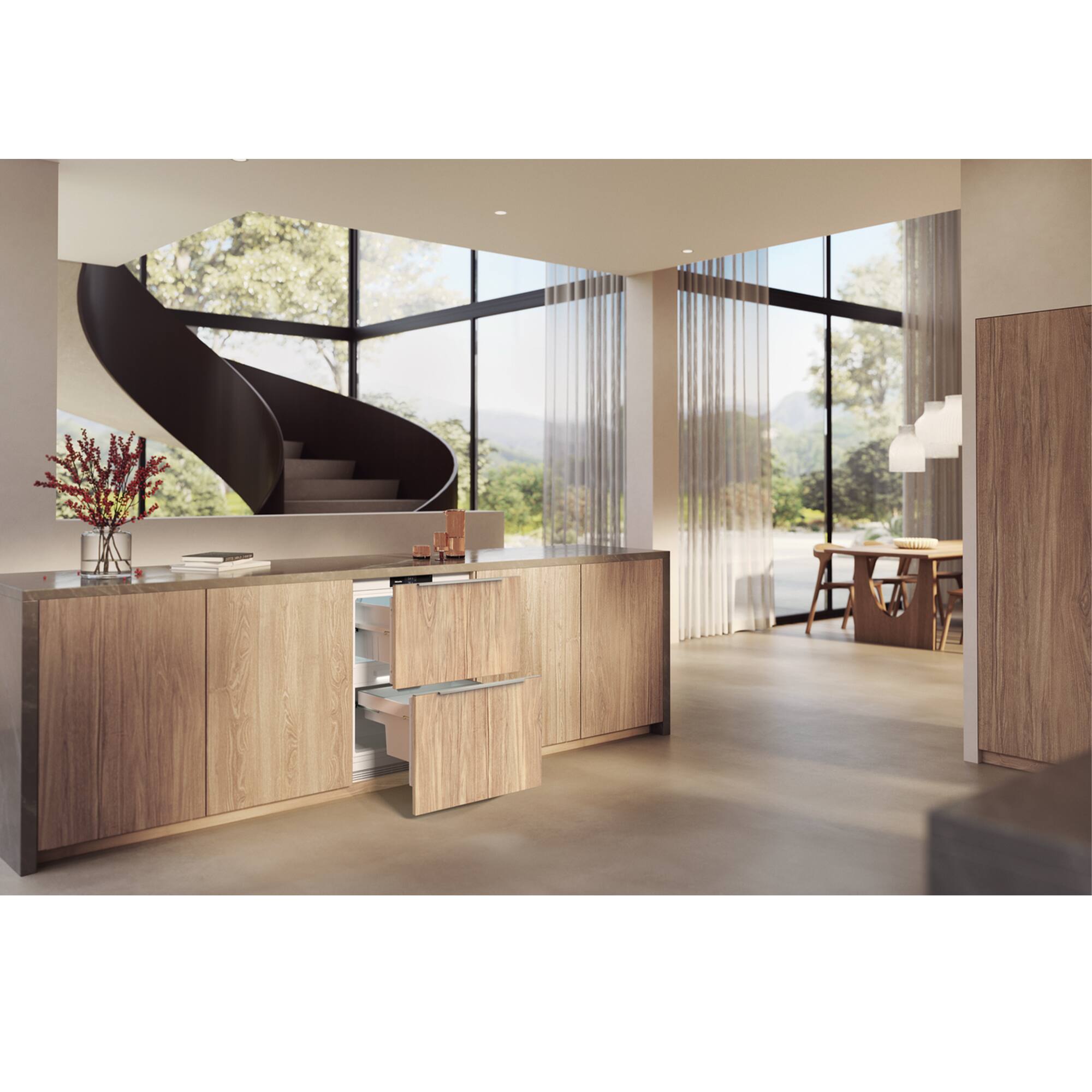 Alt View 1. Miele - Miele KU 7175 D 24" Built-In Undercounter Refrigerator Custom Panel Ready - Panel Ready.