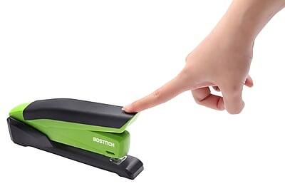 Alt View 2. Bostitch - InPOWER 20 Reduced-Effort Desktop Stapler, 20-Sheet Capacity, Staples Included - Green/Black.