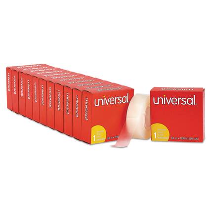 Universal
Invisible Tape Clear
3/4 in x 1296 in (36 yds)
UNV83488
