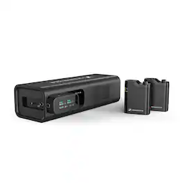 Sennheiser - PROFILE WIRELESS 2-channel all-in-one microphone system - Black