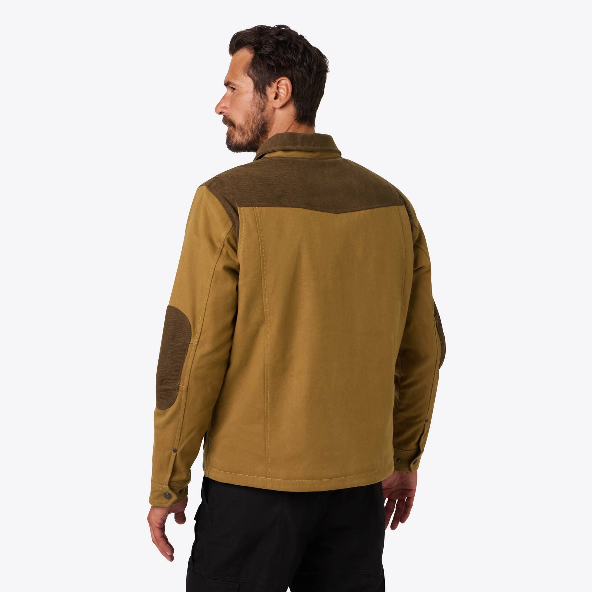 Back. Mobile Warming - Men's Ranch 3/4 Heated Jacket - Tan.
