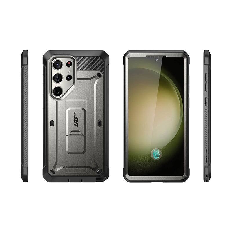 Alt View 5. SUPCASE - Galaxy S24 Ultra Unicorn Beetle PRO Rugged Case - Gray.