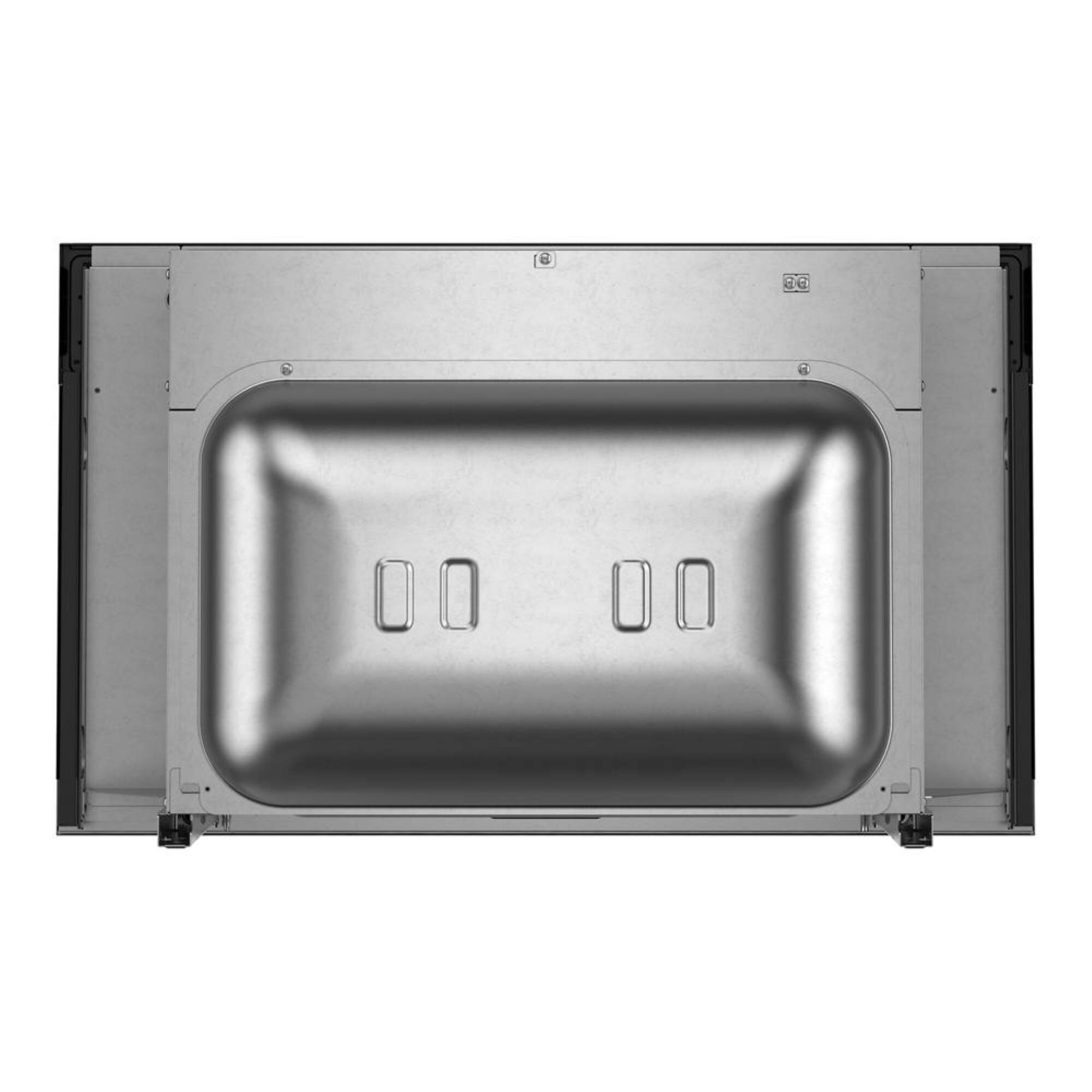 Back. KitchenAid - 1.4 Cu. Ft. 27" Convection Built-In Smart Microwave with Sensor Cooking and Air Fry - PrintShield Stainless.