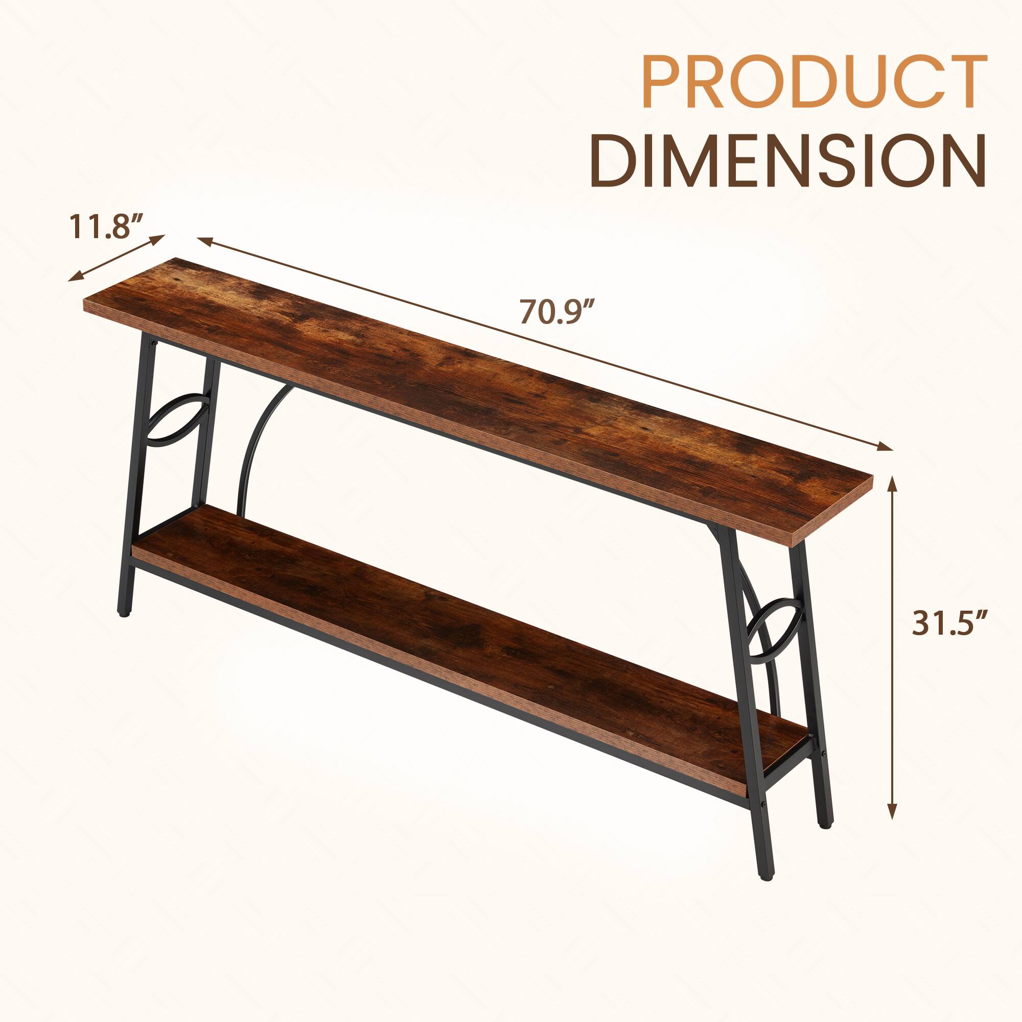 11.8"  
PRODUCT DIMENSION  
70.9"  
31.5"