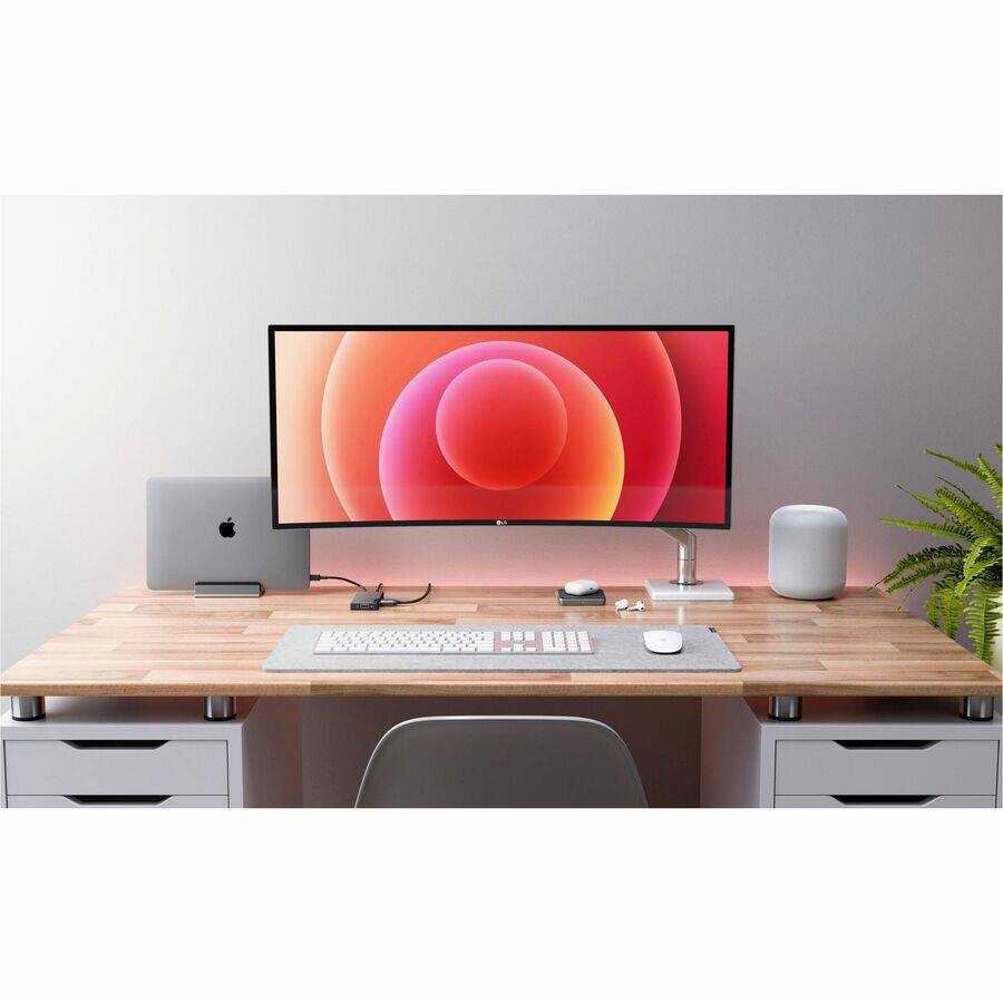 Alt View 4. Alogic - Alogic USB-C Fusion ALPHA 6-in-1 Hub V2 Compact Dock - Advanced USB-C hubs with multiple ports, including HDMI - Space Gray.