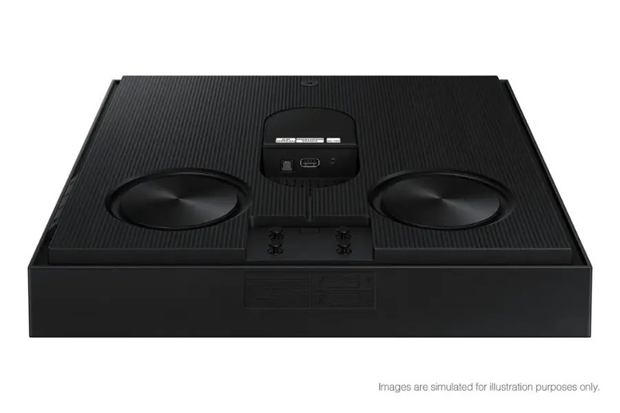 Alt View 17. Samsung - HW-LS60D Music Frame Smart Speaker/Picture Frame, Dolby Atmos - Black.